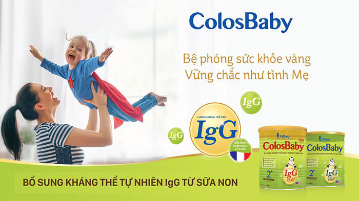sữa Colosbaby vỏ hộp 110ml, giành riêng cho trẻ con từ một tuổi hạc trở lên trên.