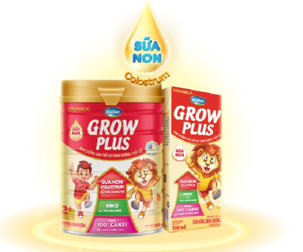Sữa Dielac Grow Plus 2+ lon 1.4kg cho trẻ 2-10 tuổi