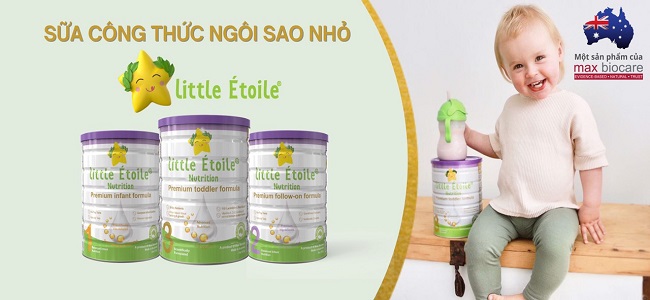 Sữa Ngôi sao nhỏ Little Étoile số 3 cho trẻ 1-3 tuổi, hộp 800g