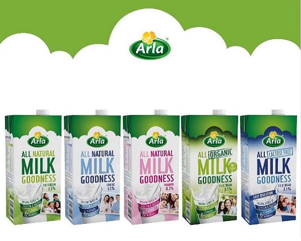 Thùng sữa tươi nguyên kem Arla nhập khẩu Đức hộp 1 lít