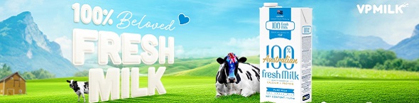 Sữa tươi VPMilk Fresh Australia Milk không đường hộp 1L