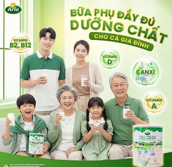 Sữa bột Arla nguyên kem