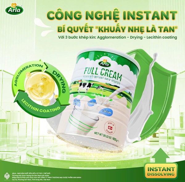 Sữa bột Arla nguyên kem