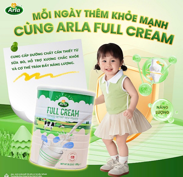 Sữa bột Arla nguyên kem