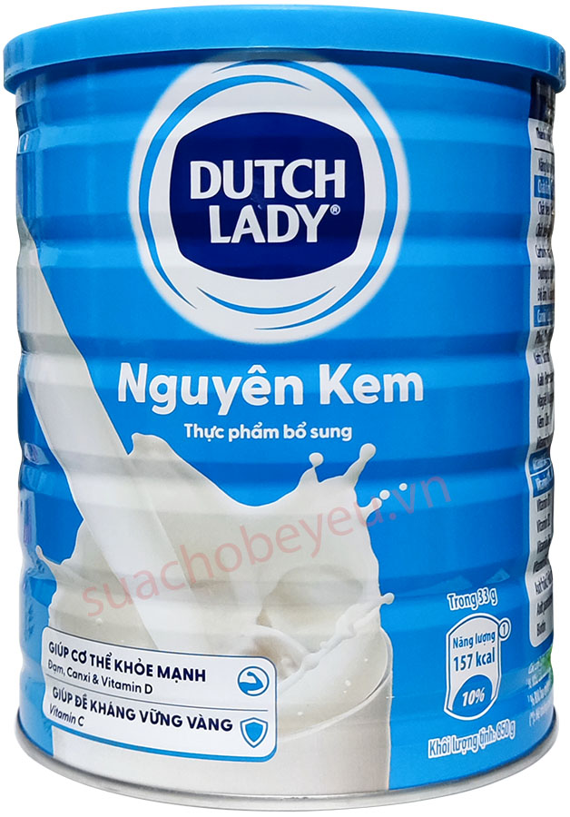 Sữa bột nguyên kem Cô Gái Hà Lan lon 850g
