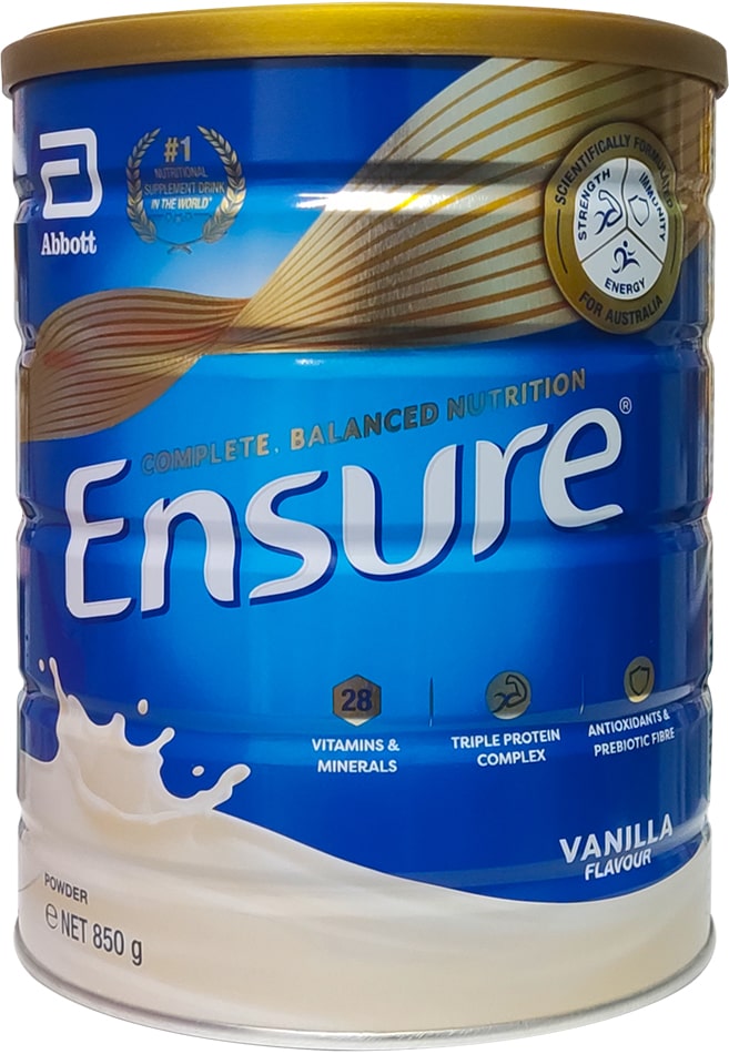 Sữa Ensure Úc lon 850g dinh dưỡng người lớn tuổi
