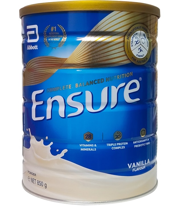 Sữa Ensure Gold hương lúa mạch lon 850g