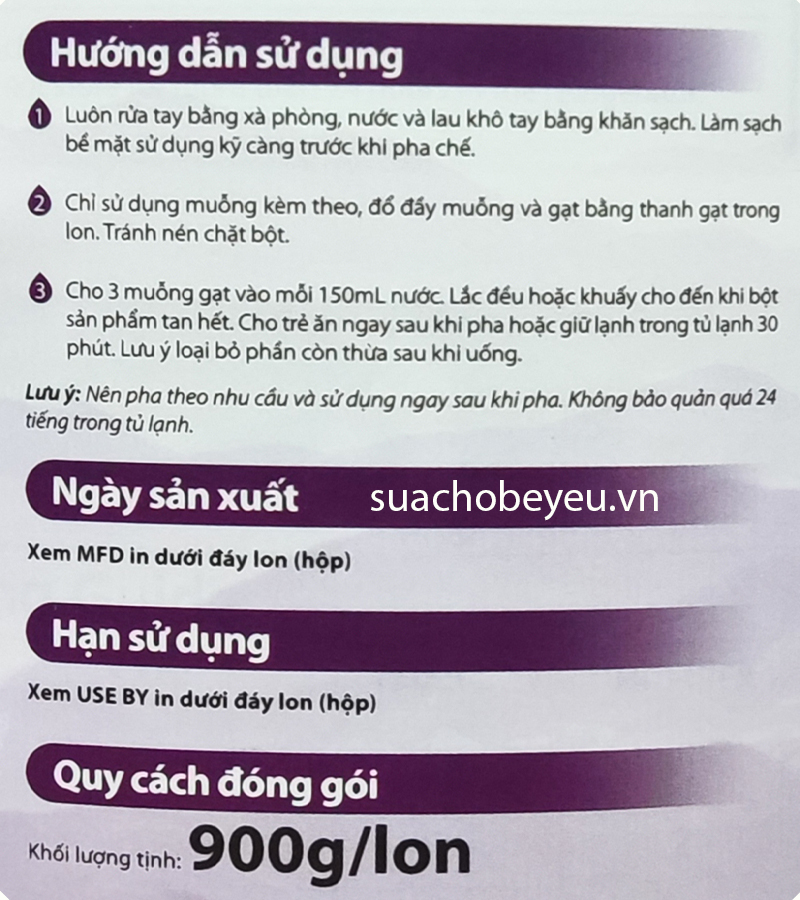 Sữa a2 Platinum số 3 lon 900g cho trẻ từ 1 tuổi