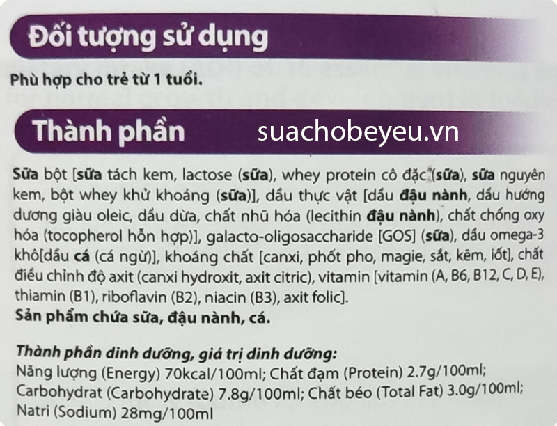 Sữa a2 Platinum số 3 lon 900g cho trẻ từ 1 tuổi