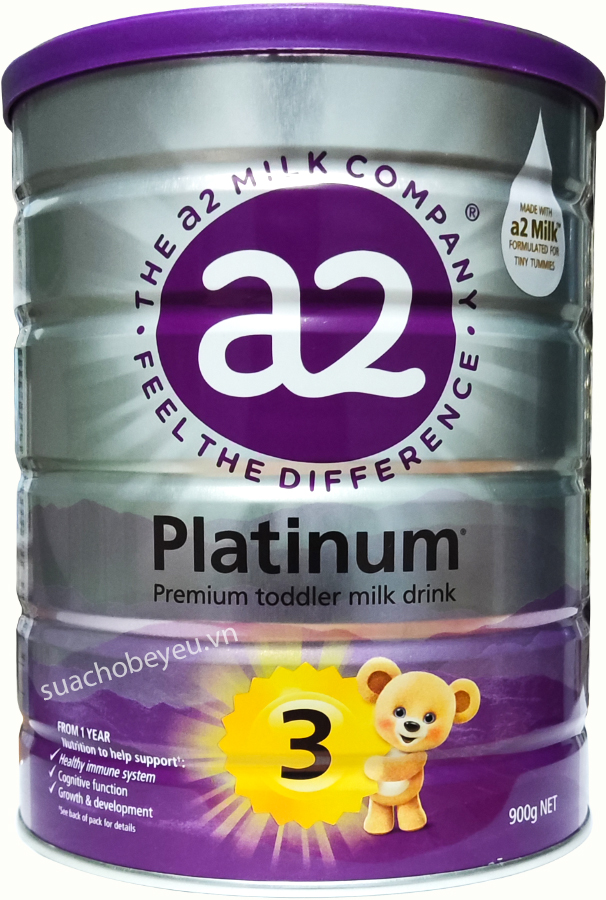 Sữa a2 Platinum số 3 lon 900g cho trẻ từ 1 tuổi