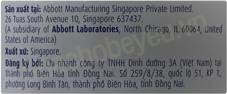 Sữa bột Abbott Grow 1+ lon 850g cho trẻ 1-2 tuổi