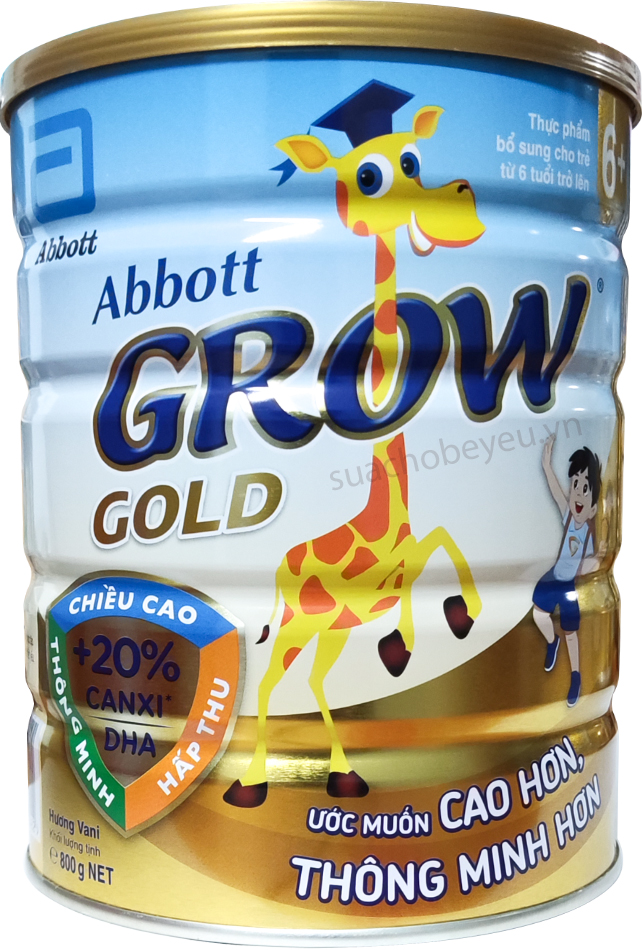 Sữa abbott grow 6+ lon 800g cho trẻ trên 6 tuổi