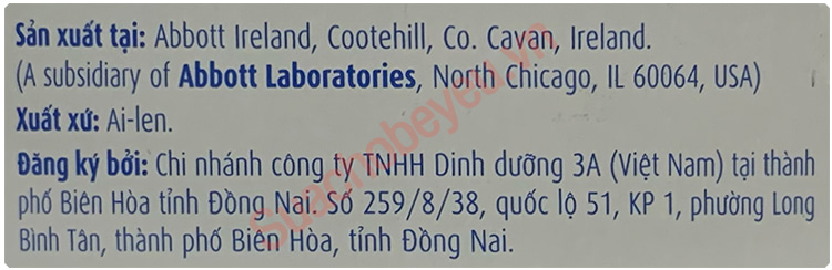 Sữa Abbott Grow số 0+ lon 850g cho trẻ 0-12 tháng tuổi