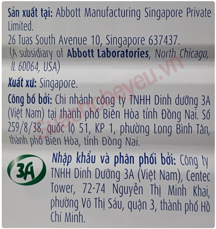 Sữa bột Abbott Grow 2+ lon 1.6kg cho trẻ từ 2 tuổi