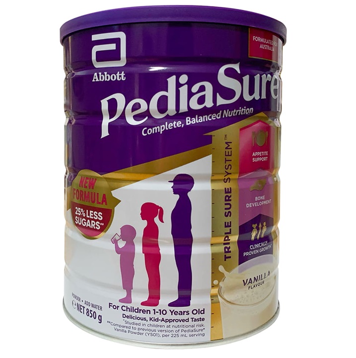 Sữa Pediasure Organic Úc lon 800g cho trẻ 1-10 tuổi