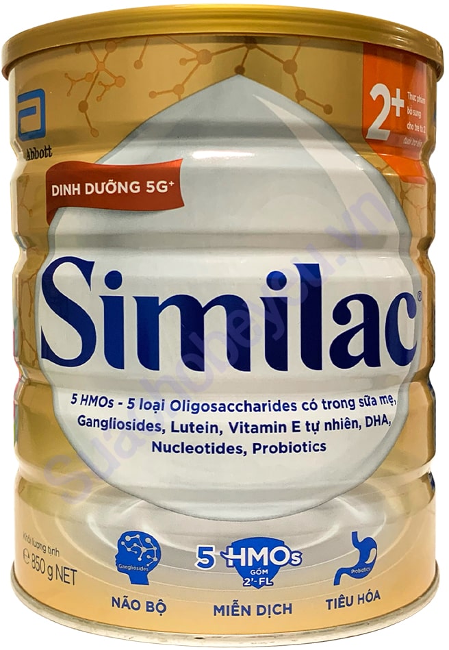 Sữa Similac IQ 2+ lon 850g cho trẻ trện 2 tuổi