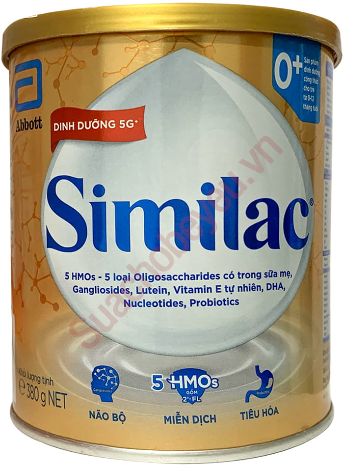 sữa similac iq số 0+ lon 850g cho trẻ từ 0 đến 12 tháng tuổi 