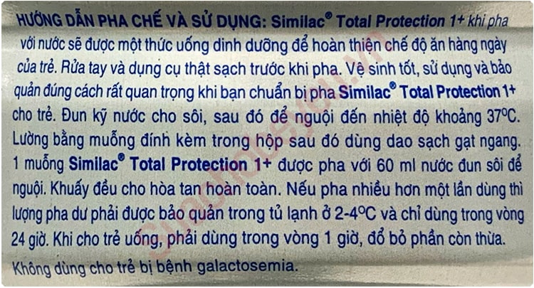 Sữa Similac Total Protection 1+ lon 850g cho trẻ từ 1 tuổi