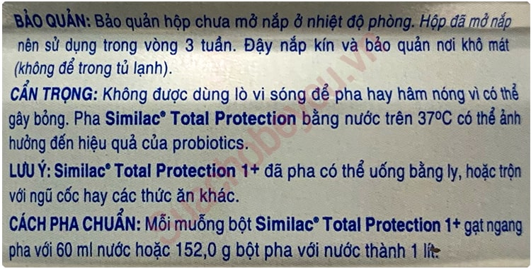 Sữa Similac Total Protection 1+ lon 850g cho trẻ từ 1 tuổi