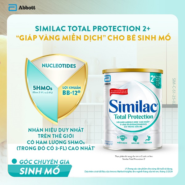 Sữa Similac Total Protection 1+ lon 850g cho trẻ từ 1 tuổi