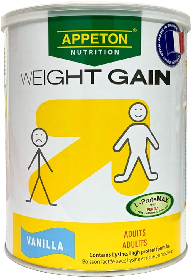 Sữa Appeton Weight Gain hương Vani lon 450g