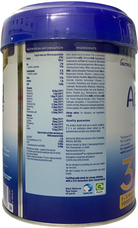 sữa aptamil advanced số 3 nhập khẩu anh lon 800g