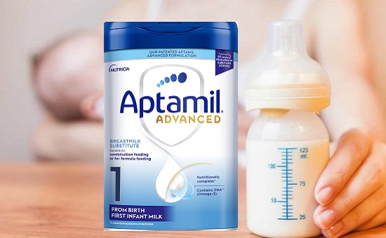 Sữa Aptamil Advanced Anh số 1 lon 800g cho trẻ 0-6 tháng tuổi