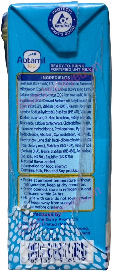 Sữa pha sẵn Aptamil Kid hộp 110ml cho trẻ từ 1 tuổi