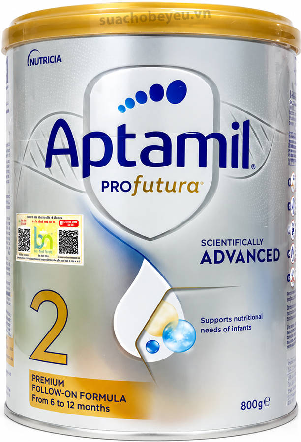 Sữa Aptamil Profutura Úc số 2 lon 800g cho trẻ 6-12 tháng