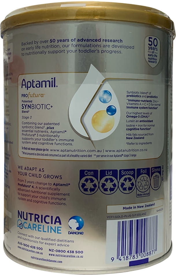 Sữa Aptamil Profutura Úc số 3 lon 900g cho trẻ 1-3 tuổi