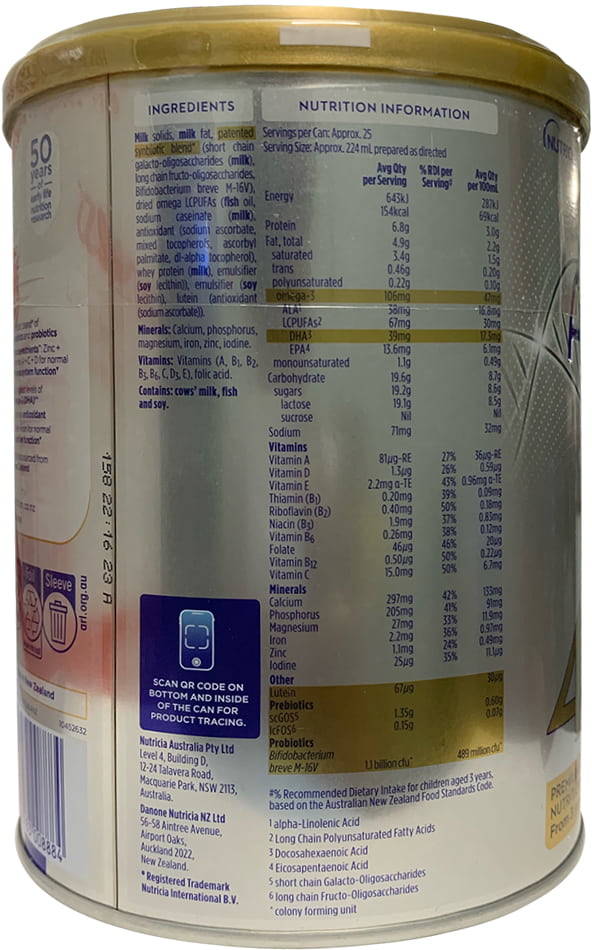 Sữa Aptamil Profutura Úc số 4 lon 900g cho trẻ từ 3 tuổi