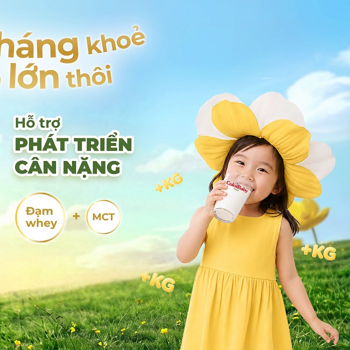 Sữa Colosbaby Gold Pedia lon 800g cho trẻ từ 1-10 tuổi