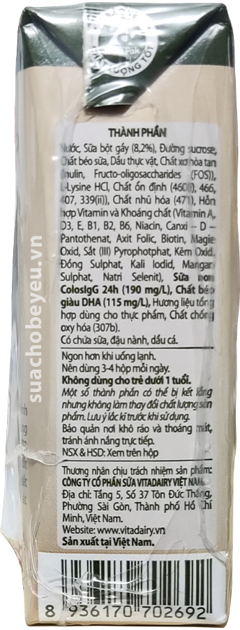 Thùng Sữa Colosbaby Gold Pedia 24 hộp 110ml cho trẻ từ 1-10 tuổi
