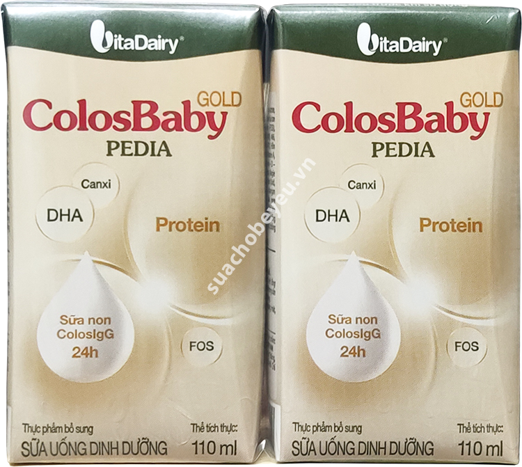 Thùng Sữa Colosbaby Gold Pedia 48 hộp 110ml cho trẻ từ 1-10 tuổi