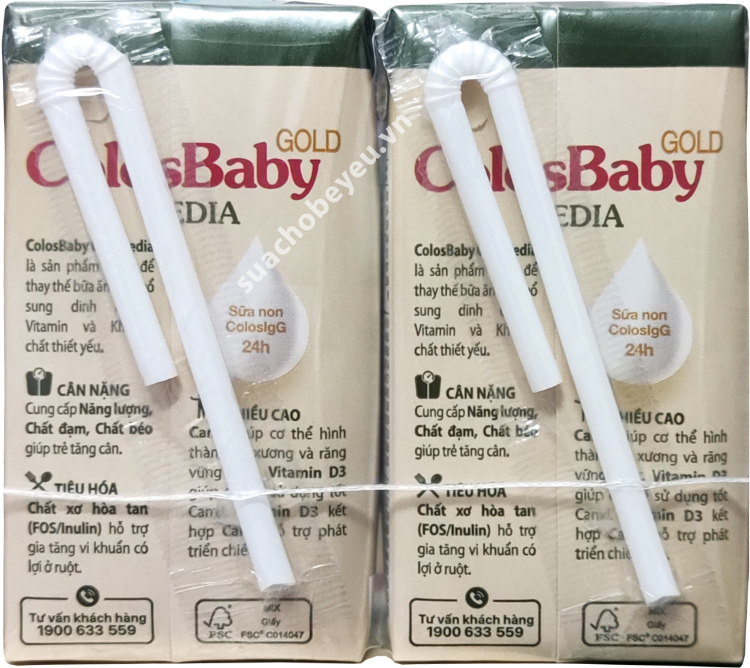 Thùng Sữa Colosbaby Gold Pedia 48 hộp 110ml cho trẻ từ 1-10 tuổi