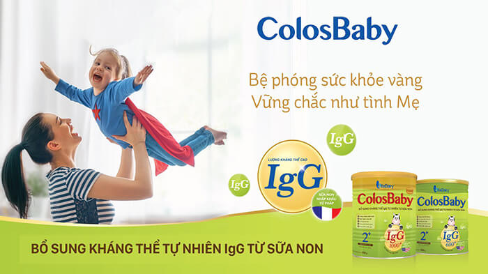 Sữa ColosBaby Gold 2+ vị thanh nhạt lon 800g cho trẻ từ 2 tuổi