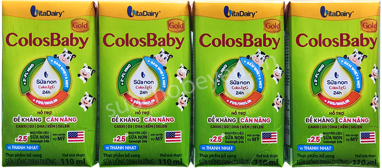 Sữa Colosbaby Gold hộp 110ml cho trẻ từ 1 tuổi