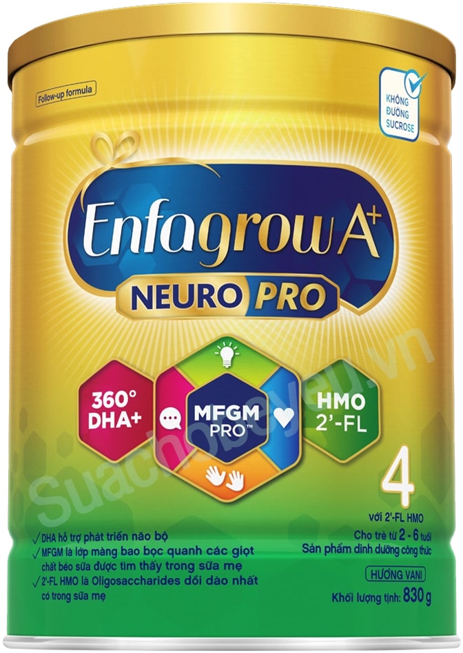 Sữa enfagrow a+ số 4 lon 830g cho trẻ 2-6 tuổi