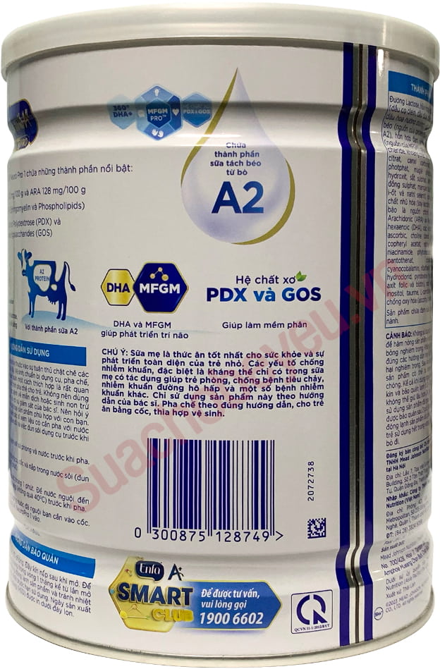 Sữa Enfamil đạm A2 NeuroPro số 1 lon 800g cho trẻ từ 0-6 tháng