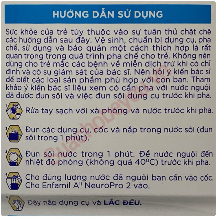 Sữa Enfamil đạm A2 NeuroPro số 2 lon 800g cho trẻ từ 6-12 tháng