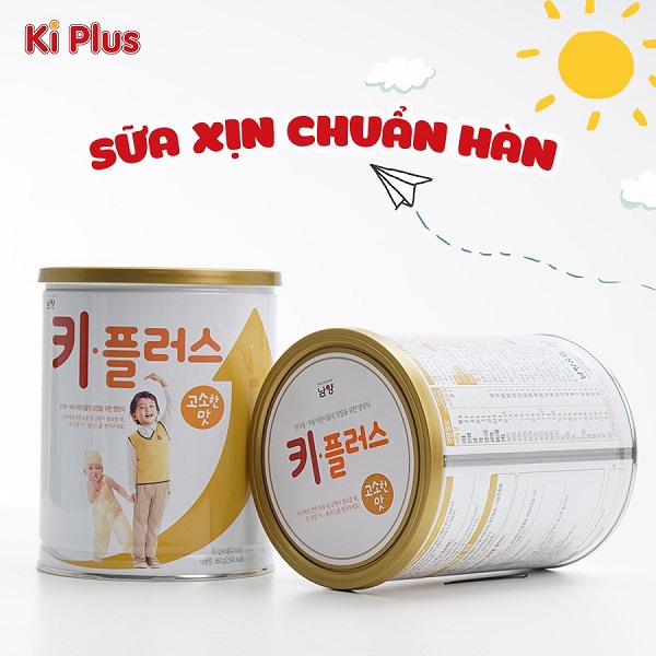 Sữa tăng độ cao KI Plus trong nước Nước Hàn lon 750g cho tới trẻ con 1-15 tuổi