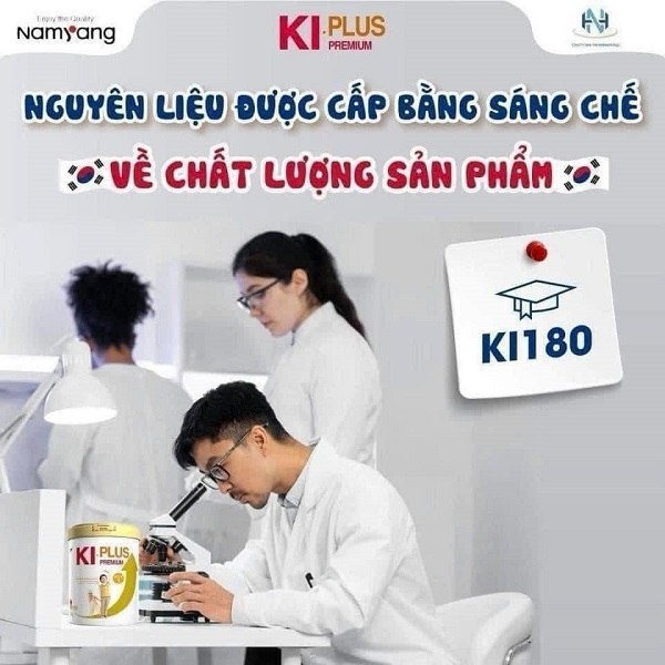 Sữa tăng độ cao KI Plus trong nước Nước Hàn lon 750g cho tới trẻ con 1-15 tuổi