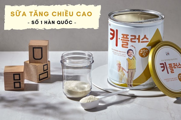 Sữa tăng độ cao KI Plus trong nước Nước Hàn lon 750g cho tới trẻ con 1-15 tuổi