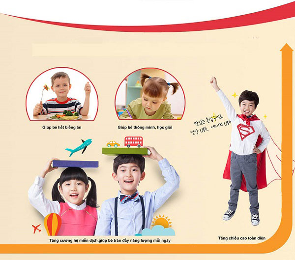 Sữa tăng chiều cao KI Plus nội địa Hàn Quốc lon 750g cho trẻ 1-15 tuổi