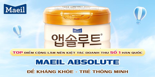 Sữa thiên thần Maeil Absolute Hàn Quốc số 2 cho bé 6-12 tháng