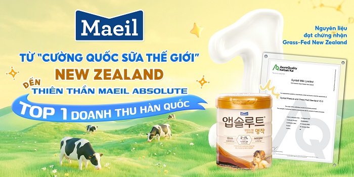Sữa thiên thần Maeil Absolute Hàn Quốc số 2 cho bé 6-12 tháng