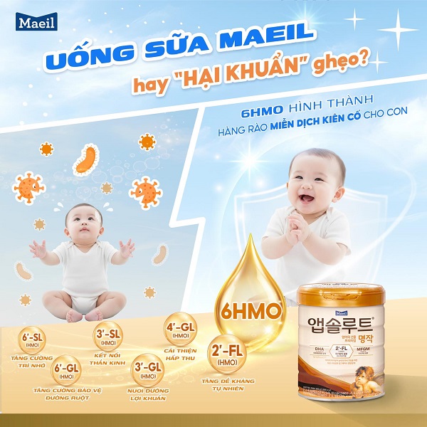 Sữa thiên thần Maeil Absolute Hàn Quốc số 2 cho bé 6-12 tháng