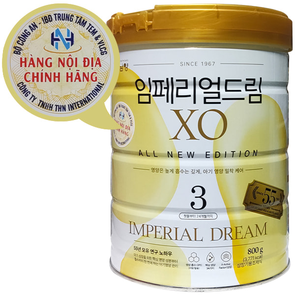 sữa XO số 3 lon 800g cho trẻ 1-3 tuổi