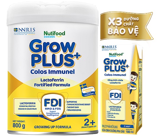 Nutifood GrowPLUS+ Colos Immunel 