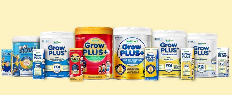 Sữa pha sẵn Nutifood Grow Plus+ Colos Immunel hộp 110ml